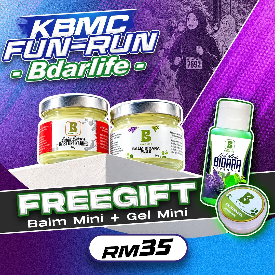 Pakej Fun Run - Kombo 2 Balm