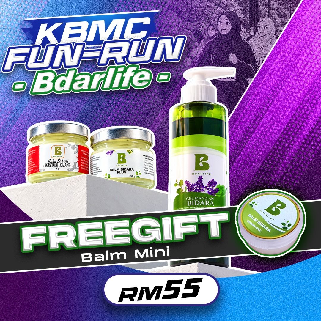 Pakej Fun Run - Kombo 2 Balm + Gel 250ml